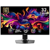 MSI 31.5" MAG 321UPX QD-OLED 240Hz 0.03ms (GtG) Adaptive-Sync HDR400 UHD QD-OLED Gaming Monitör - 1