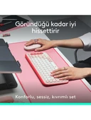 Logitech Pop Icon Combo 920-013077 Pembe Kablosuz Klavye Mouse Seti - 5