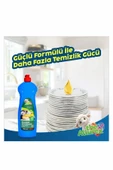 Elde Bulaşık Deterjanı Üç Etkili Güç Limon 750ml x 4 - Yağ Çözücü Ve Ferah Limon Kokusu 4 lü - 2