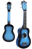 Midex UKX-500BL Sunburs Efektli Maun Soprano Ukulele Full Set - 2