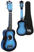 Midex UKX-500BL Sunburs Efektli Maun Soprano Ukulele Full Set - 3