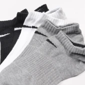 NIKE PERFORMANCE LIGHTWEIGHT COTTON ANKLE SOCKS  3LÜ RENKLİ ÇORAP SX4705-001 - 2