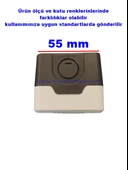 EMAS 1li Boş Buton Kutusu Sarı/Gri (Etanj Tekli Buton Kutusu) - 4