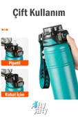 TKK 900 ML Çelik Termos Çift Kullanım Pipetli/Rahat İçim -12/24 Sıcak-Soğuk- Yalıtım -TKK2025900ML - 4