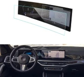 BMW 5 Serisi 2024 Model Gösterge ve Dokunmatik Bilgi Ekranı Uyumlu  9H Nano Ekran Koruyucu thumbnail 1