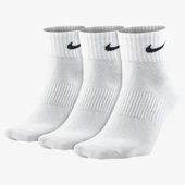 NIKE EVERYDAY LIGHTWEIGHT PERFORMAS COTTON ANKLE HALF SOCKS  3 lü Beyaz Çorap SX7677-100 - 5
