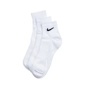 NIKE EVERYDAY LIGHTWEIGHT PERFORMAS COTTON ANKLE HALF SOCKS  3 lü Beyaz Çorap SX7677-100 - 3
