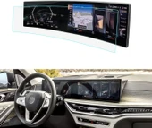 BMW 7 Serisi 2022-2024 Model Gösterge ve Dokunmatik Bilgi Ekranı Uyumlu  9H Nano Ekran Koruyucu - 2