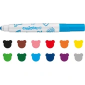 Nessiworld Carioca Jumbo Bebek Süper Yıkanabilir Keçeli Boya Kalemi 12'Li thumbnail 2