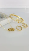 HEDİYE Gold Çelik Takı Seti 311 thumbnail 1