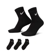 NIKE EVERYDAY LIGHTWEIGHT PERFORMAS COTTON ANKLE HALF SOCKS  3lü Paket siyah çorap - 2