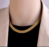 Kalın Hasır çelik kolye Sns2029040 thumbnail 2