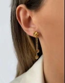 Çiçek Çelik Takı Seti Sns501 thumbnail 5