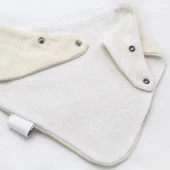 Nessiworld   Ahşap Diş Kaşıyıcılı Bürümcük Müslin Önlük 736 Ekru thumbnail 4