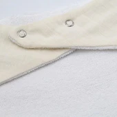 Nessiworld   Ahşap Diş Kaşıyıcılı Bürümcük Müslin Önlük 736 Ekru thumbnail 5