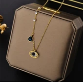 Göz Hediye Çelik kolye Sns202909 thumbnail 1