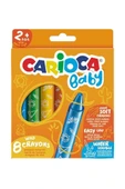 Nessiworld Carioca Jumbo Bebek Elleri Kirletmeyen Pastel Boya Kalemi 8'Li thumbnail 1
