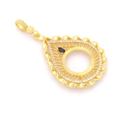 Çeyrek Altın Çerçeveli Kolye Ucu Altın Kaplama TGR-674 thumbnail 4