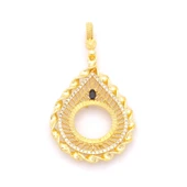 Çeyrek Altın Çerçeveli Kolye Ucu Altın Kaplama TGR-674 thumbnail 1