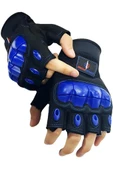 Single Sword Yarım Parmak Destekli Motorcu&Bisiklet Eldiveni - 6