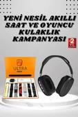 Boyun Bantlı Kulaklık ve 7 Kordonlu Yeni Nesil Akıllı Saat Kampanyası Yüksek Ses Kaliteli - 1