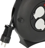 Brennenstuhl Vario Line 2 USB IQ Hızlı Şarj Özellikli 3 Soketli Kaçak ve Ani Isınma Sigorta Şalterli 10 M. Makaralı Kablo thumbnail 3