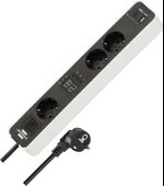 Brennenstuhl Ecolor Serisi 3 Soketli  1xType-C + 1xUSB Girişli 1.5 Metre Kablolu Zaman Ayarlı Uzatma Kablosu thumbnail 1