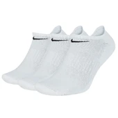 NIKE EVERYDAY PERFORMANCE COTTON SOLE SUPPORT ANKLE SOCKS  3 lü Beyaz Kısa Çorap - 1