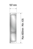 Mutfak Çekmece İçi Modüler İki Bölmeli Kaşıklık 11cmX48cm(Boydan 4cm Kesilebilir) - 5