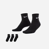 NIKE EVERYDAY PERFORMANCE COTTON SOLE SUPPORT ANKLE SOCKS 3 lü Siyah Çorap - 2