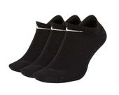 NIKE EVERYDAY PERFORMANCE COTTON SOLE SUPPORT ANKLE SOCKS 3 Lü Siyah Çorap Kısa - 1