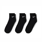 NIKE EVERYDAY PERFORMANCE COTTON SOLE SUPPORT ANKLE SOCKS 3 lü Siyah Çorap - 3