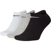 NIKE EVERYDAY PERFORMANCE COTTON SOLE SUPPORT ANKLE SOCKS  3Lü Renkli Çorap - 1