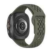 Samsung Watch Ultra 47mm Uyumlu -119 Delikli Tasarım Silikon Kordon - 11