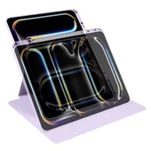 iPad Pro 13 2024 Kılıf Termik Kalem Bölmeli Dönebilen Standlı Kılıf thumbnail 6