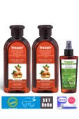 Argan Yağı Besleyici Ve Kırılma Karşıtı Bakım Şampuanı 300 Ml 2 Adet Canlandırıcı Saç Toniği - 1