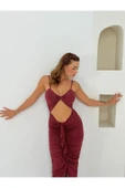 Premium Vücuda Oturan Örme Büzgülü Özel Dekolte Detaylı Abiye Elbise - 4