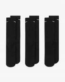 NIKE EVERYDAY PERFORMANCE LONG SOCKS WITH COTTON SOLE SUPPORT  3Lü Siyah Çorap - 4