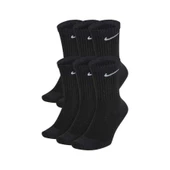 NIKE EVERYDAY PERFORMANCE LONG SOCKS WITH COTTON SOLE SUPPORT  6LI  SİYAH ÇORAP - 1