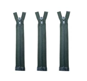 Haki Renk Fermuar - Kalın Diş - 10 No Makina - Hücum Yeleği Fermuarı - 3 Adet thumbnail 4