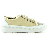 Erkan Saçmacı Vanessa Bej Denim Taşlı Sneaker - 2