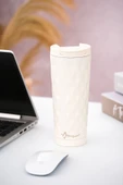 Penguen-3025 Krem Mug Termos 500ml - 4