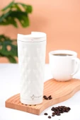 Penguen-3025 Krem Mug Termos 500ml - 2
