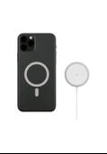 Polosmart Psm68 Magsafe Mıknatıslı Kablosuz Şarj Cihazı Beyaz Type-c Giriş 1.5M(Teşhir) - 3