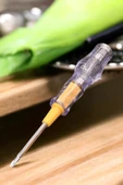 Test Cihazı Kontrol Kalemi Çift Başlıklı Şeffaf Elektrik Testi - 4