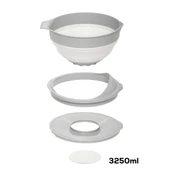 Porsima S-00113 Akordiyon Katlanabilir Süzgeç Seti, Mikser Karıştırma Kabı Mutfak Çeyiz Seti thumbnail 5