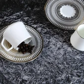 Evaliza Crown Platin 6 Kişilik Kahve Fincan Takımı 80 ml 44199 - 3