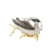 Mikasa Moor Gold Gümüş Mercanlı Deniz Kabuğu 25x15x13cm - 1