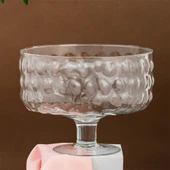 Porisma RGY077 Bubbles Ayaklı Cam Kek Fanusu, Pasta / Kek / Tatlı Şık Sunum Standı 19 Cm thumbnail 4