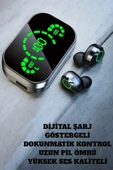 Bluetooth Kulaklık Mikrofonlu Dokunmatik Kontrol ANC Özelliği - 2
